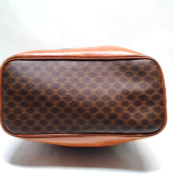 🏆💎💯 CELINE Shoulder Bag Leather PVC Brown - Picture 2 of 8